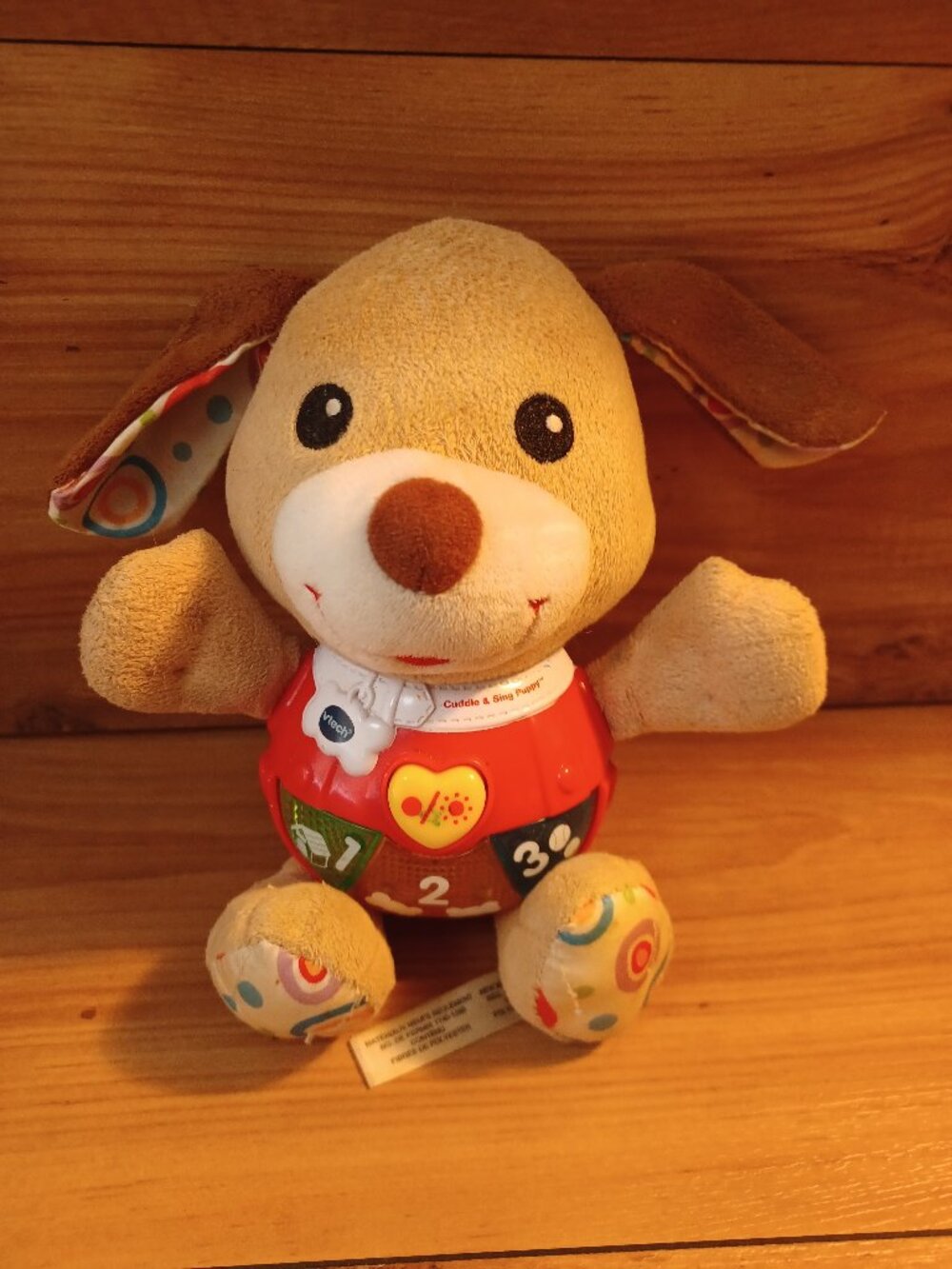 Vtech Cuddle & Sing Puppy Light Up Interactive Baby Toy